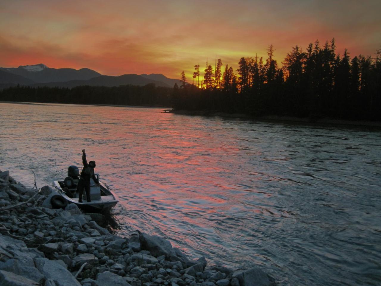 Skeena River House Bed & Breakfast Terrace Exteriör bild